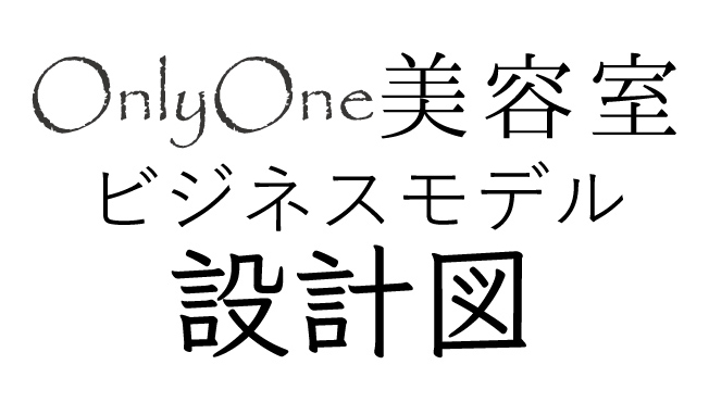 オンリーワン美容室ビジネスモデルの設計図